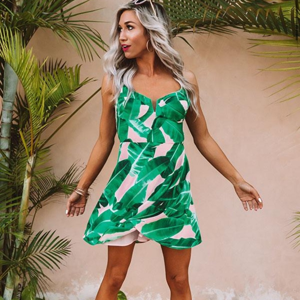 Tropical summer dress